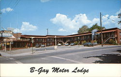 B-Gay Motor Lodge Postcard