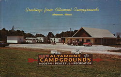 Altamont Campgrounds Illinois Postcard Postcard Postcard