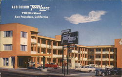 Auditorium TraveLodge Postcard