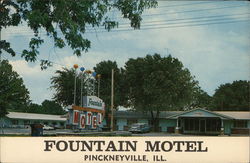 Fountain Motel Postcard