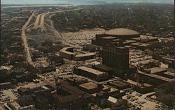 Aerial View Mobile, AL Postcard Postcard Postcard