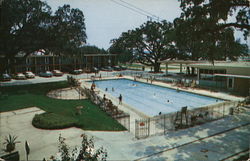 Trade Winds Hotel Court Postcard