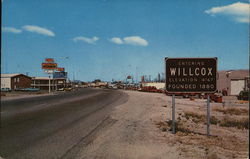 Entering Willcox Arizona Postcard Postcard Postcard