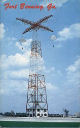 One of the Towers for Parachute Training Postcard