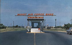 Minot Airforce Base South Gate North Dakota Postcard Postcard Postcard