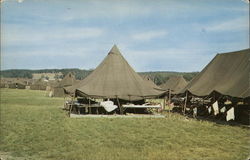 Tents at Camp Grayling Postcard