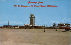 Greetings from K.I. Sawyer Air Force Base, Michigan Sands, MI Postcard Postcard Postcard