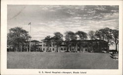 U.S. Naval Hospital Newport, RI Postcard Postcard Postcard