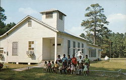 St. Peters Congregational Church of Bayou Blue Postcard