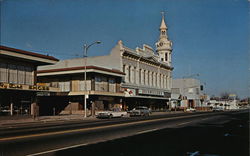 Cone-Kimball Building Clock Tower Postcard