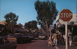 Sunday Afternoon on Marine Ave. Balboa Island, CA Postcard Postcard Postcard