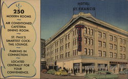 Hotel St. Francis St. Paul, MN Postcard Postcard Postcard