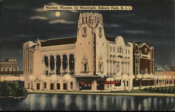 Mayfair Theatre, by Moonlight Asbury Park, NJ Postcard Postcard Postcard