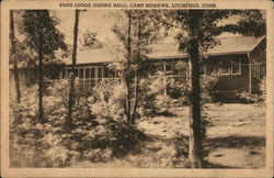 Camp Mohawk - Pond Lodge ( Dining Hall) Litchfield, CT Postcard Postcard Postcard