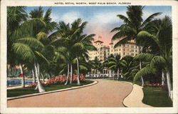 Hotel Royal Worth, A Florida-Collier Coast Hotel Postcard