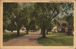 View of Wickam Blvd. Postcard