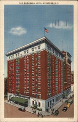 Bird's Eye View of The Onondaga Hotel Syracuse, NY Postcard Postcard Postcard