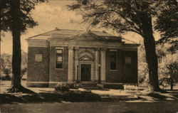 Street View of Belding Memorial Library Ashfield, MA Postcard Postcard Postcard