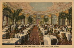 The Copley PLaza - Dining Room Postcard