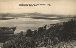 Mooselookmeguntic Lake From Oquossoc Road, Rangeley Lakes Region, Maine Postcard Postcard Postcard