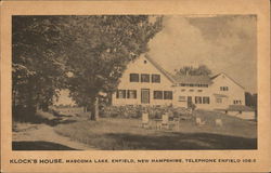 Klock's House, Mascoma Lake Postcard