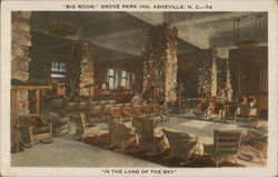 Grove Park Inn - Big Room Postcard