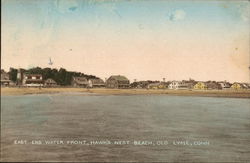 East End Water Front, Hawk's Nest Beach Old Lyme, CT Postcard Postcard Postcard