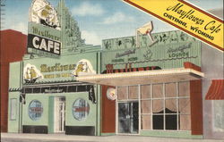 Mayflower Cafe Cheyenne, WY Postcard Postcard Postcard