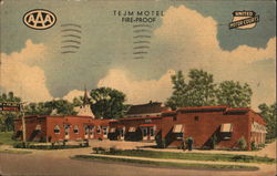 TEJM Motel Postcard