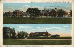 Indiana Epileptic Village - Colony No. 2 New Castle, IN Postcard Postcard Postcard