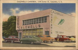 Caldwell's Cafeteria Columbia, SC Postcard Postcard Postcard