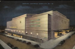 Municipal Auditorium Postcard