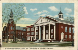 St. Johnsbury Academy, Colby and Fuller Halls Vermont Postcard Postcard Postcard