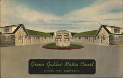 Green Gables Motor Court Ocean City, MD Postcard Postcard Postcard