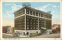 Hotel Portage Akron, OH Postcard Postcard Postcard