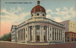 First Baptist Church Postcard