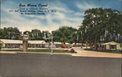 San Marco Court St. Augustine, FL Postcard Postcard Postcard