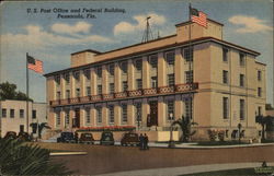 US Post Office and Federal Building Pensacola, FL Postcard Postcard Postcard