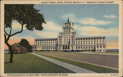 Ocean-Forest Hotel Postcard