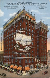 New Hotel Mayflower Jacksonville, FL Postcard Postcard Postcard