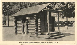 Log Cabin Information Booth Postcard