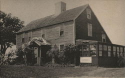 Old Wheeler House, Built in 1840 at Wheeler's Point - Gift Shop, Lunch, and Tea Gloucester, MA Postcard Postcard Postcard