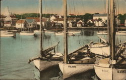 View of Snug Harbor Nantucket, MA Postcard Postcard Postcard