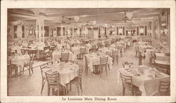 La Louisiane - Main Dining Room Postcard