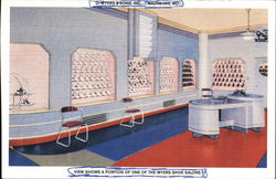 D. Myers & Sons, Inc. - A Portion of One of the Myers Shoe Salons Postcard