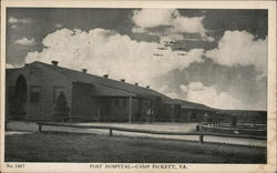 Post Hospital, Camp Pickett Postcard