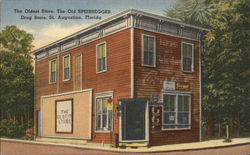 The Oldest Store - The Old Speissegger Drug Store Postcard