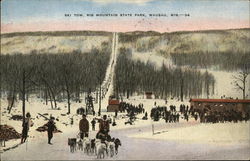 Ski Tow, Rib Mountain State Park Wausau, WI Postcard Postcard Postcard