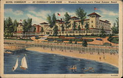 Hotel Conneaut - Western Pennsylvania's Finest Summer Resort Conneaut Lake Park, PA Postcard Postcard Postcard