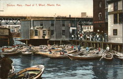 Head of T. Wharf, Atlantic Ave. Postcard